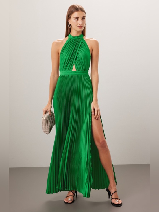 LIDEE Dresses & Skirts - L'idée lidee Renaissance Gown Pleated Dress 6